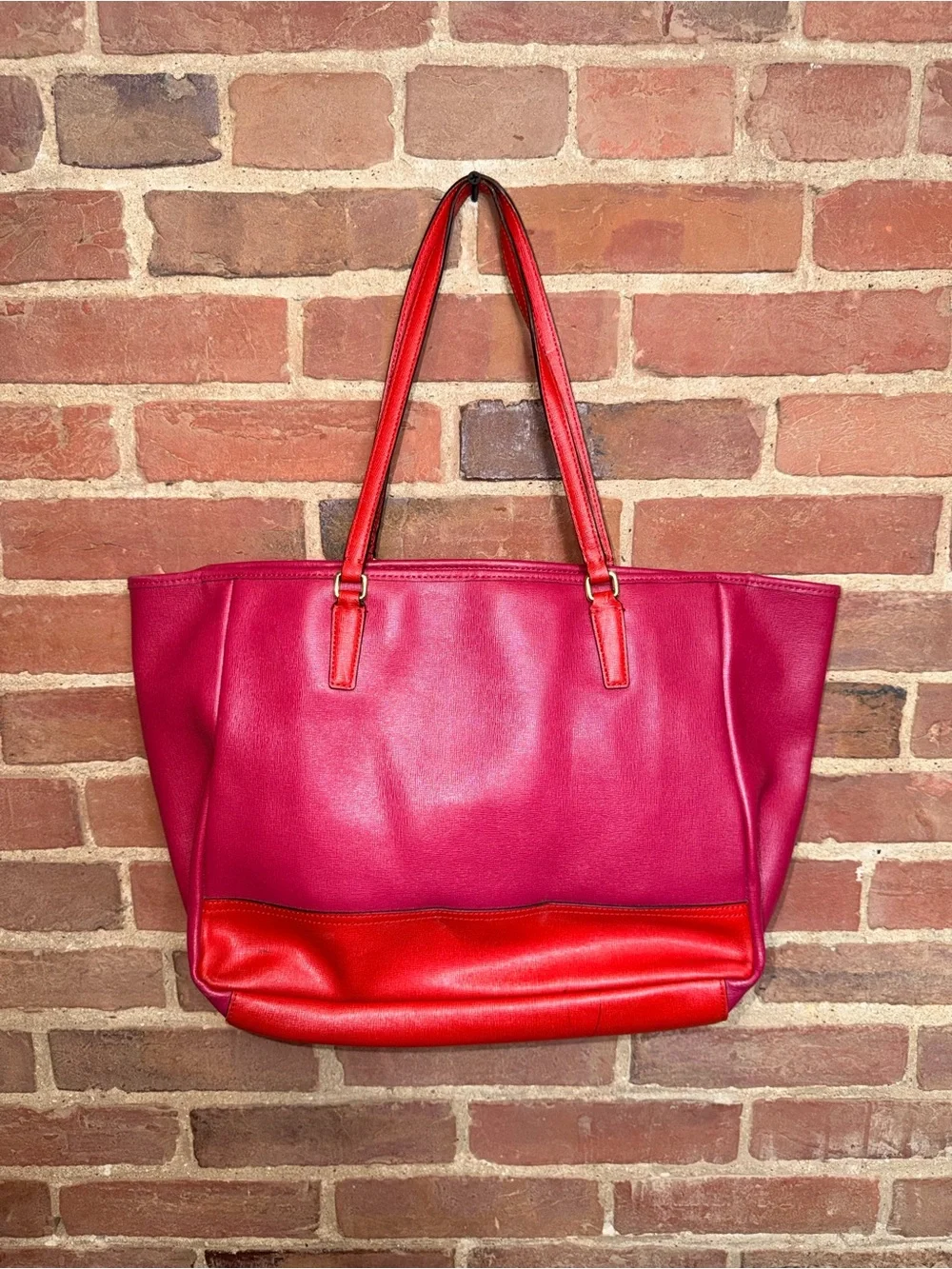 Coach leather tote